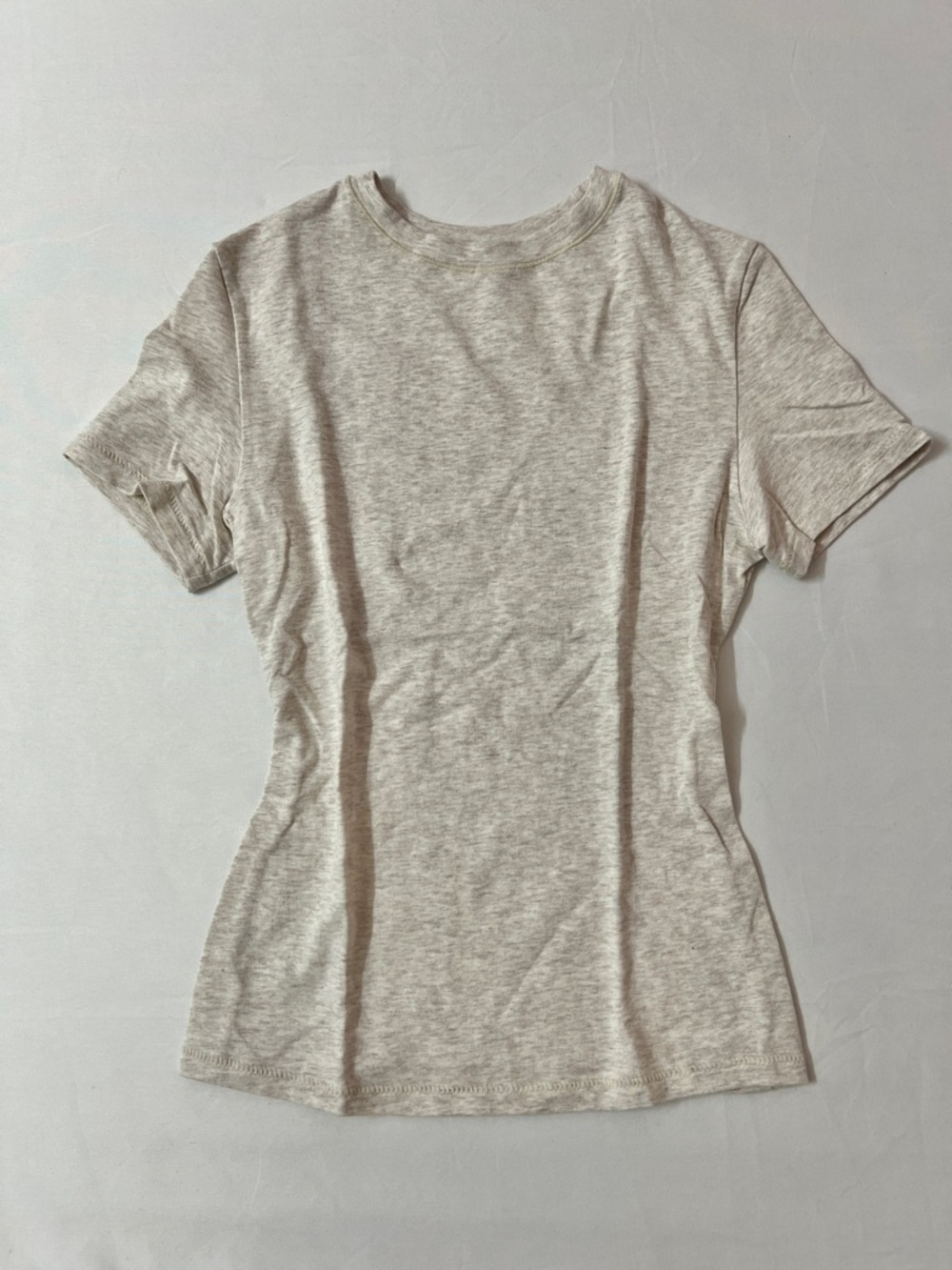 SKIMS Cotton Jersey T-shirt + Straight Leg Pants Pant Sweatpants Set Oatmeal - Picture 2 of 5